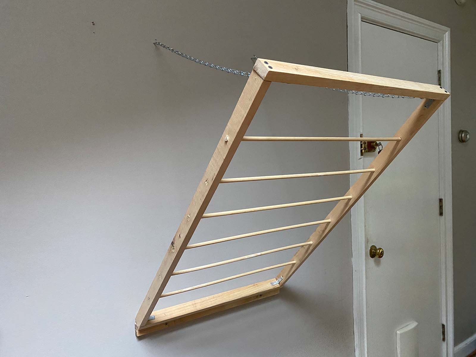 How to Make a Foldup Clothes Drying Rack Tiny Waste